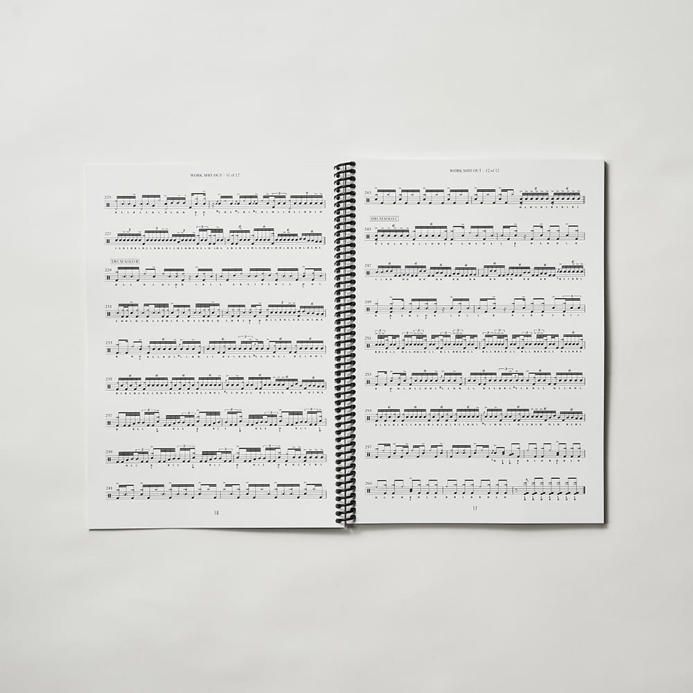 Sheet music - Dirty Loops Drum edition : score-book